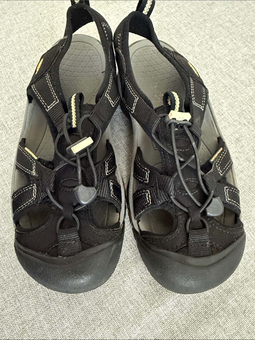 Keen Black and Gray Closed-Toe Sport Sandals - Picture 2 of 8